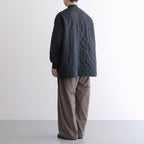 NCHRJK - ポリエステル&レーヨン・クリア ツイル・キルト チャイナジャケット #95 Black [SN_NC0401JK]