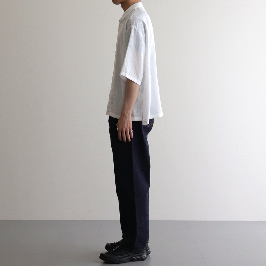 DENIM PANTS WIDE STRAIGHT #INDIGO [13-13W]