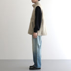 Wool Fleece Vest #NATURAL BEIGE [13052405]