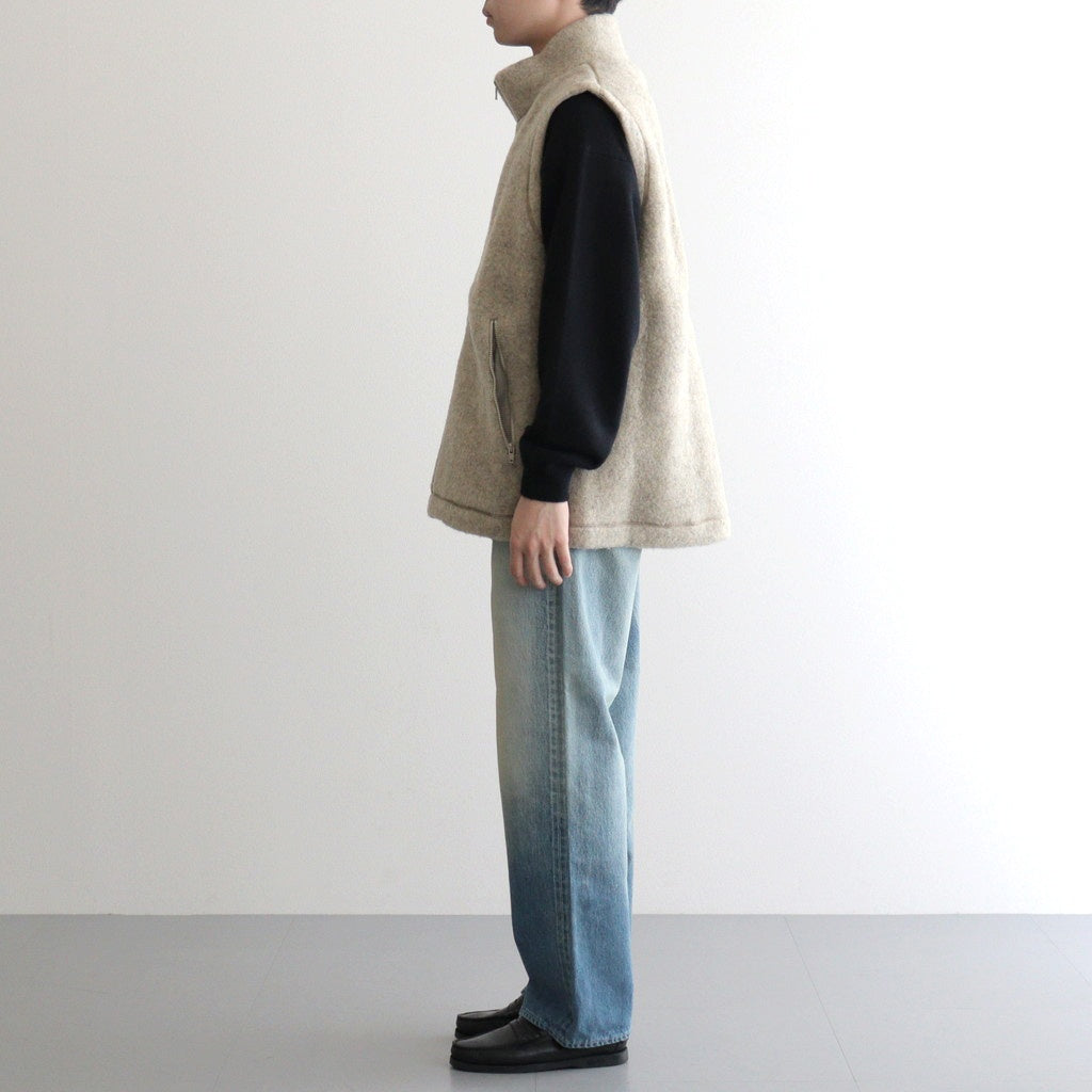 Wool Fleece Vest #NATURAL BEIGE [13052405]