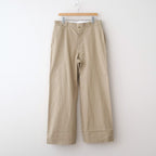 Chino Trousers - Wide #KHAKI [11052603]