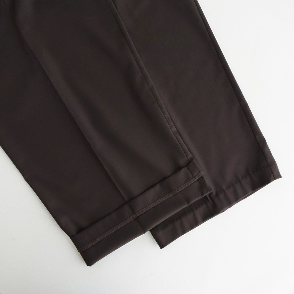 Lightweight Tuck Trousers #D/BRN [12610723]