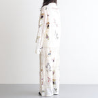 Embroidery Patchwork Trousers #ECRU [12610719]
