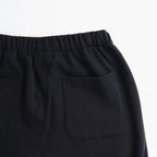 YAK/COTTON SWEAT EASY TROUSERS #BLACK [ST.1288]