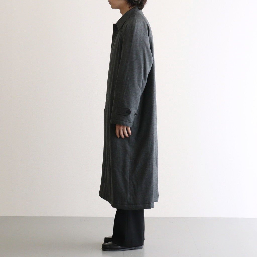 SUPER LIGHT WOOL PADDED COAT #TOP CHARCOAL [A26AC01OS]