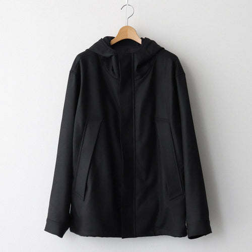 MELTON HOODED BLOUSON #DARK CHARCOAL [ST.928] - ciacura 三重県 