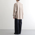 ボタンシャツ ワイド Button Shirt – Wide #BROWN-CH [11052102]