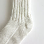 COTTON SILK SOCKS #white [35901]