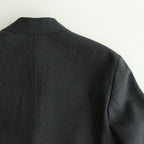 WOOL KID MOHAIR HOP SACK JACKET #TOP CHARCOAL [A25SJ04MH]