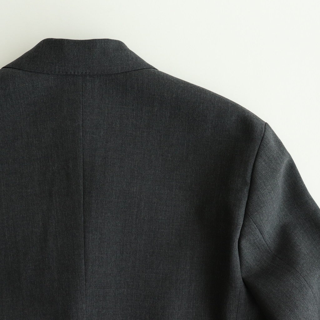 WOOL KID MOHAIR HOP SACK JACKET #TOP CHARCOAL [A25SJ04MH]