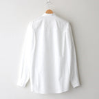 WASHED FINX TWILL BIG SHIRT #WHITE [A25AS02TN]
