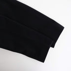 SUPER FINE WOOL MOSSER CHESTERFIELD COAT #BLACK [A25AC05WM]