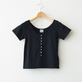 Cotton Henry Neck #BLACK [I26SS-BC11]
