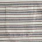 STRIPE TEE #SMOKE BLUE [2541000901]