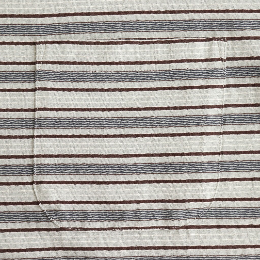 STRIPE TEE #SMOKE BLUE [2541000901]