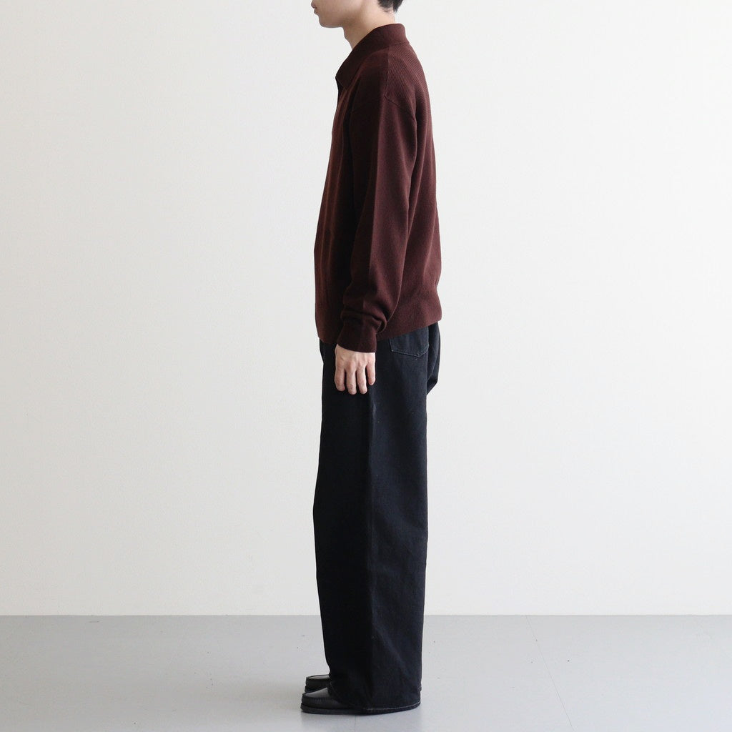 Fine Gauge Skipper Sweater #BROWN [YK25FW01126S]