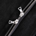 COW SUEDE ZIP SHORT JACKET #BLACK [ST.1217]