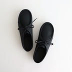 AWAI TIROLEAN MULE -CREPE SOLE- EO SHRINK #BLACK [SA05SC]