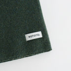 MERINO LAMBS WOOL SOCKSTOLE #D.GREEN [R5128-AW25]