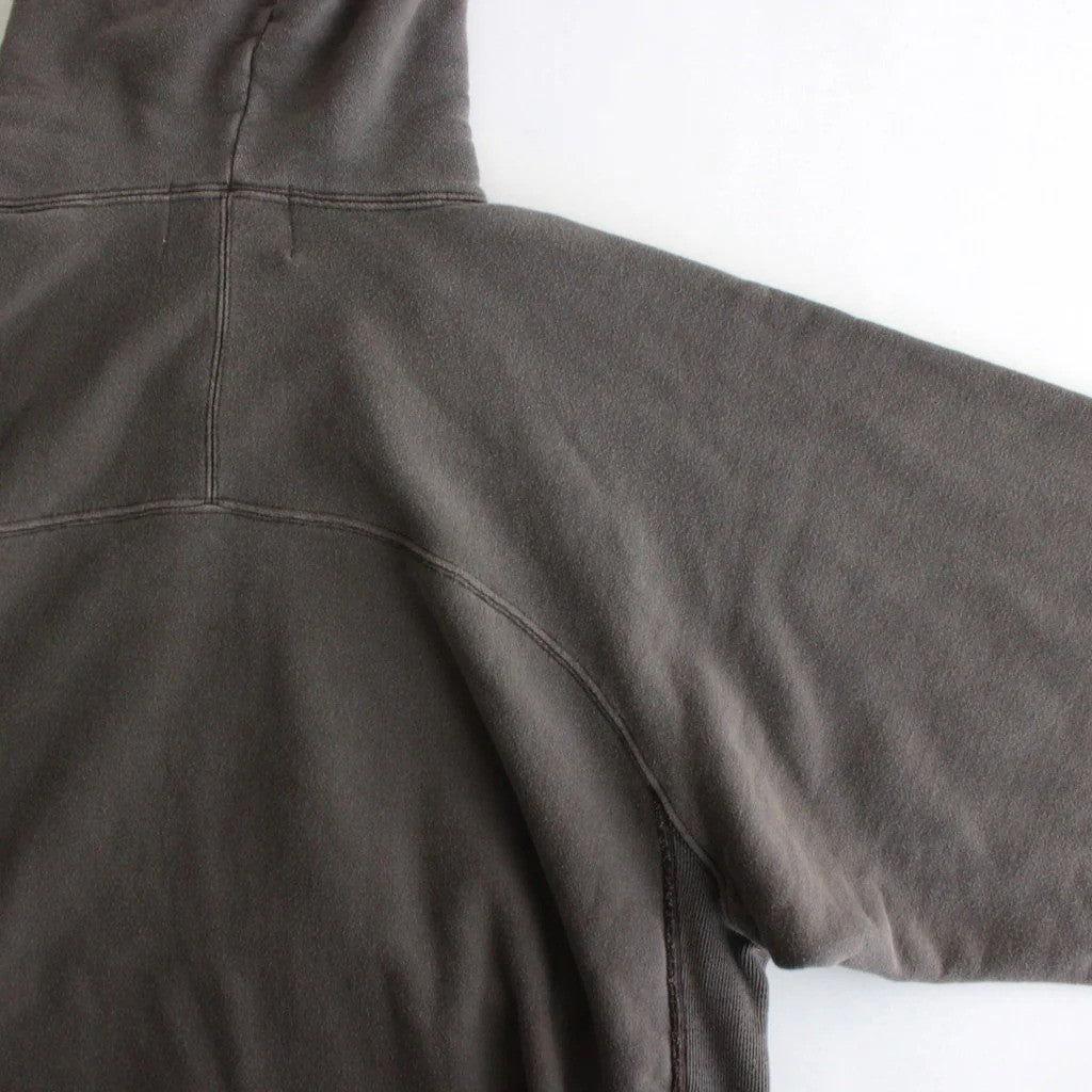 PIGMENT DYE HOODIE #DARK PURPLE [2541000904]