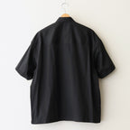 Solotex Twill S/S Oversized Box Shirt #BLACK [GM251-50323B]
