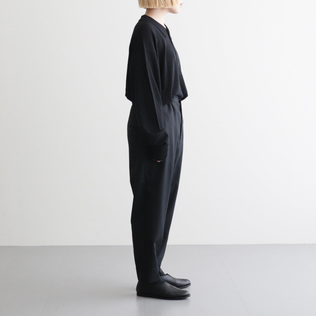 よそいきイージースラックス #BLACK [D126-P112]