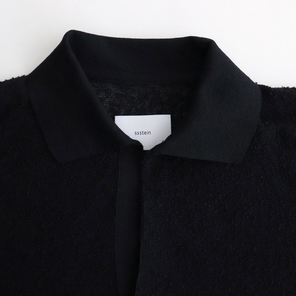 SHEER LIGHT KNIT SKIPPER LS #BLACK [ST.1150]