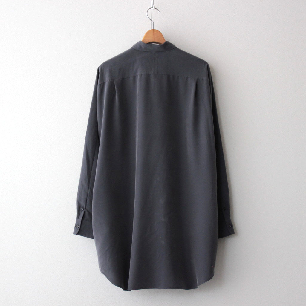 ヨークスリーブシャツ-P #SUMI [D224-T710-P]