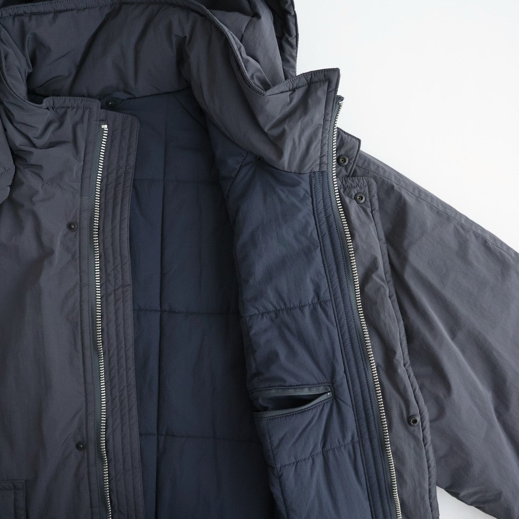 Puffer Military Coat #Charcoal [YK26FW01351C]