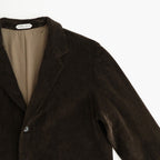 Cotton & Rayon Corduroy Tailored Jacket #Dark Brown [OFH011JK11]