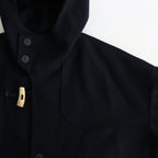 メルトンダッフルロングCT #NAVY [D224-C545]