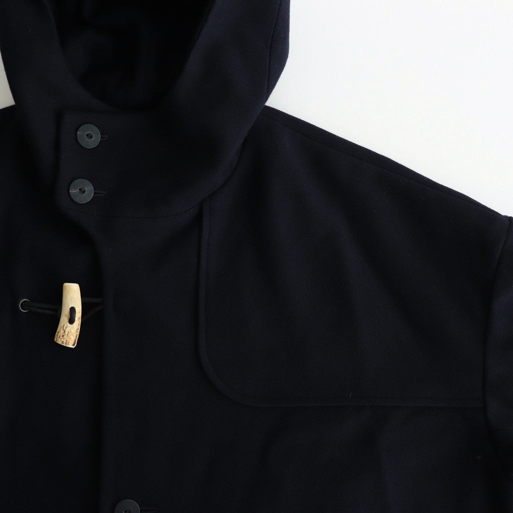メルトンダッフルロングCT #NAVY [D224-C545]