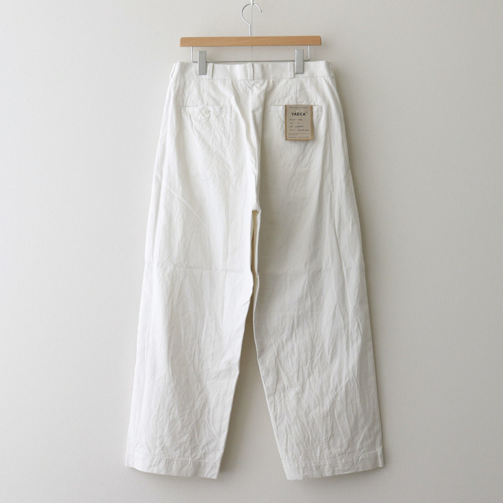CHINO CLOTH PANTS WIDE #off white [13652]