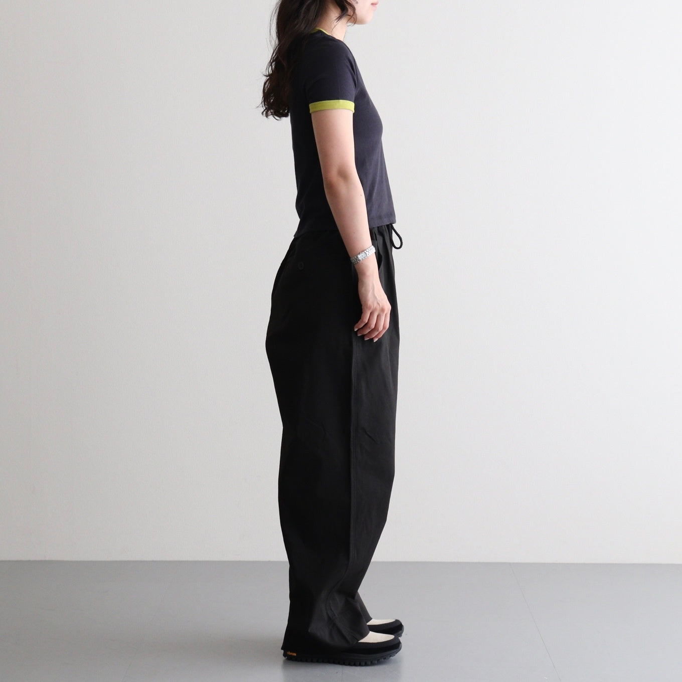 Compact Ringer Tee #NVY [12610610]