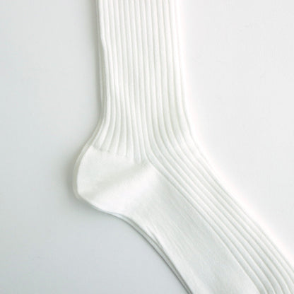 GIZA HIGH GAUGE SOCKS #WHITE [A00S02SX-W]