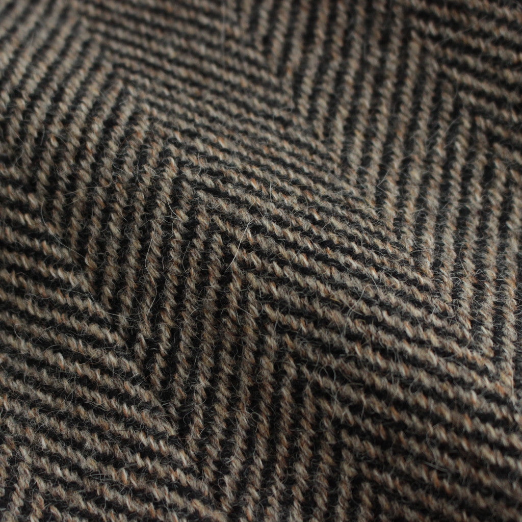 LAMA SHETLAND WOOL TWEED OVER JACKET #KHAKI TWEED [A24AJ06LS]