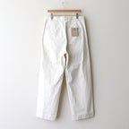 CHINO CLOTH PANTS TWO TUCK STRAIGHT #white [15606]