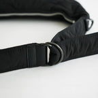 ナイロンリップストップキルティング ショルダーバッグ #BLACK [HR-K205-051]