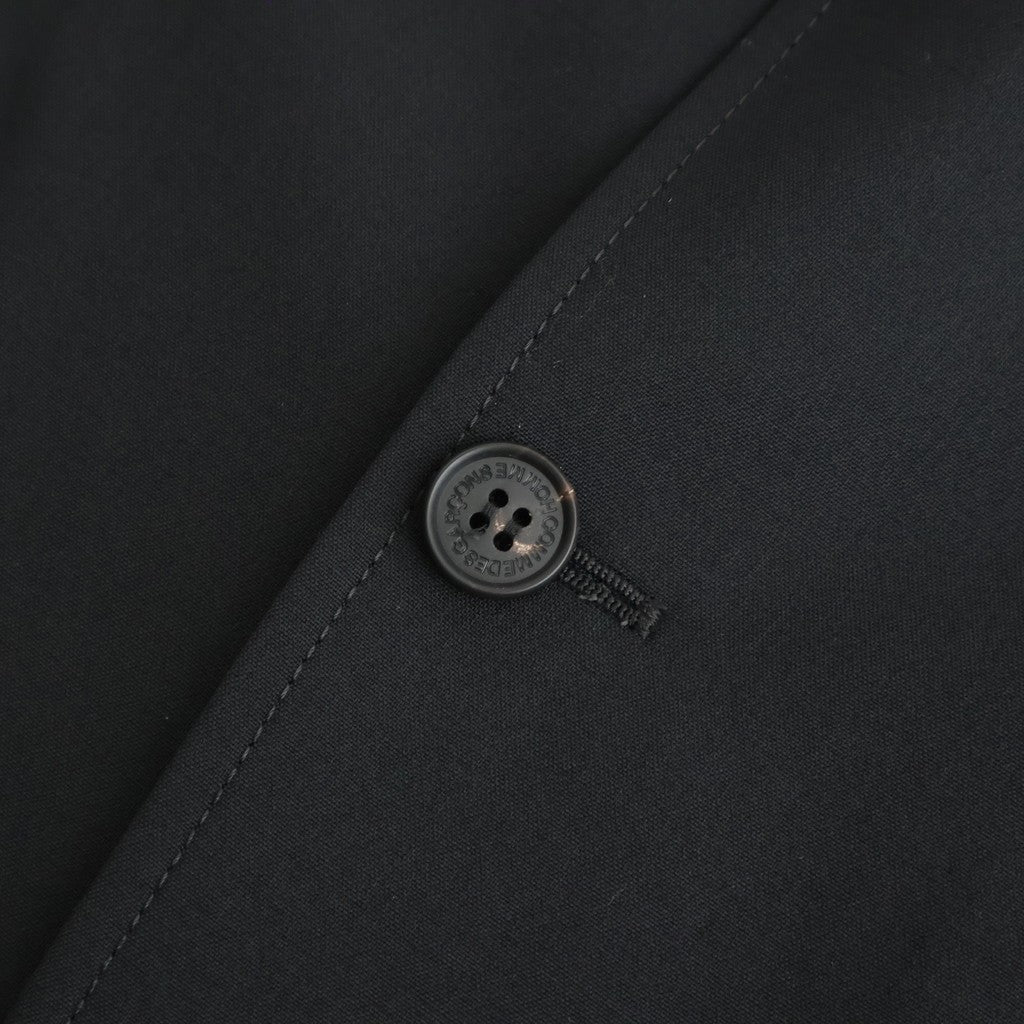 ウールポプリン 2ボタンジャケット #BLACK [HQ-J101-051]