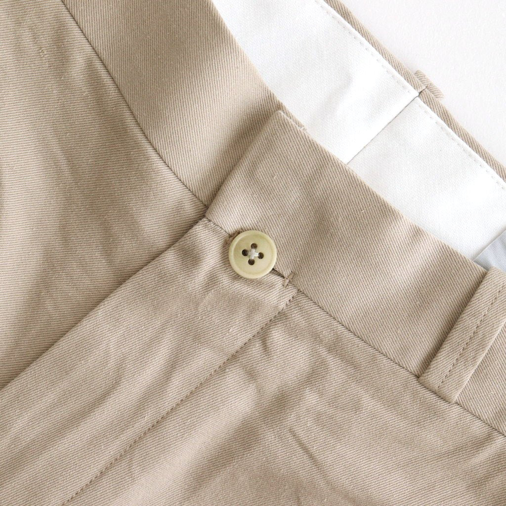 CHINO CLOTH PANTS STRAIGHT #beige [65609]