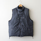 PUFFER REVERSIVLE VEST #BLACK x NAVY [25330203]