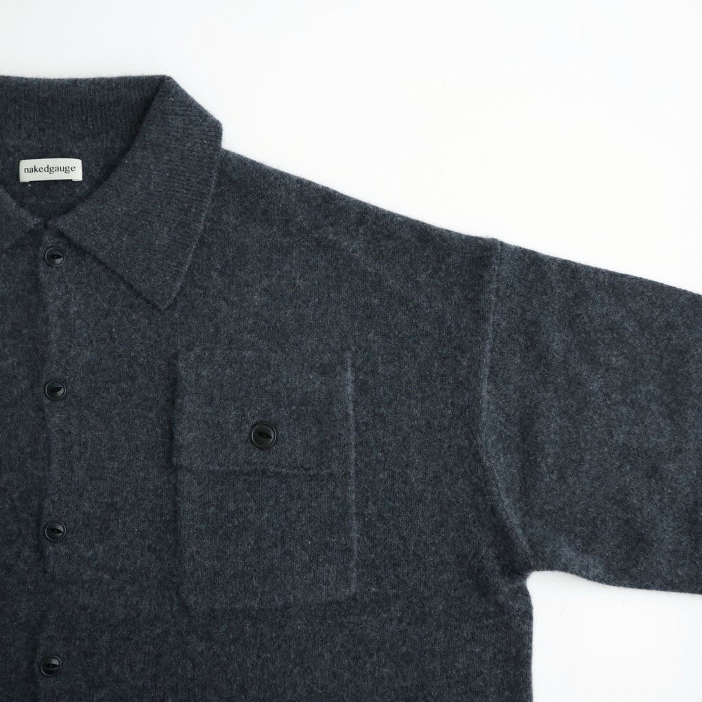 COMFORT TOUCH KNITTING SHIRTS #CHARCOAL GRAY [N0054]