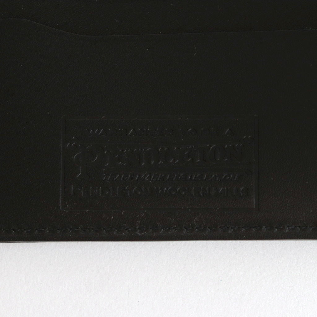 Pendleton - half folded wallet #black/Harding emboss [pd-c-hfw]