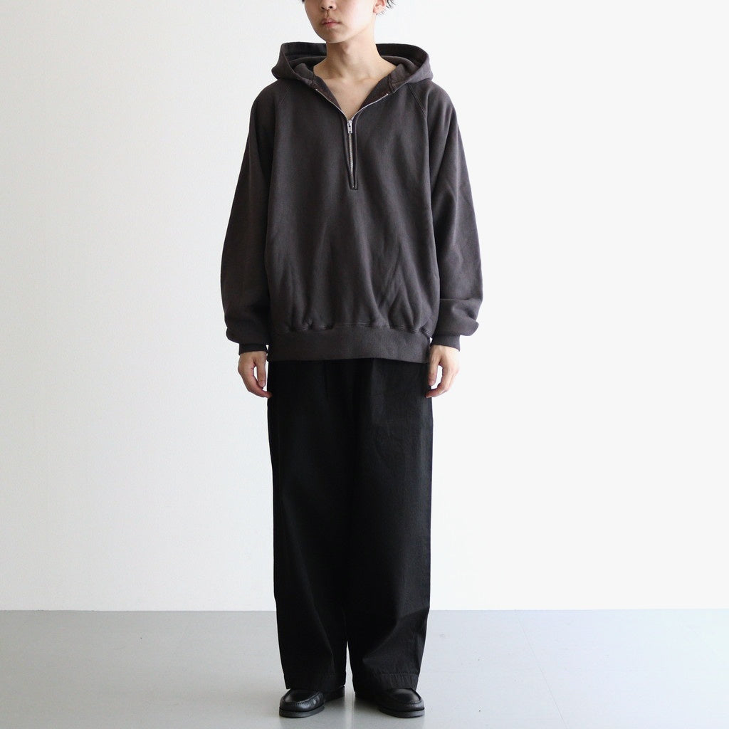 HALF ZIP HOODIE #PURPLE [25330901]