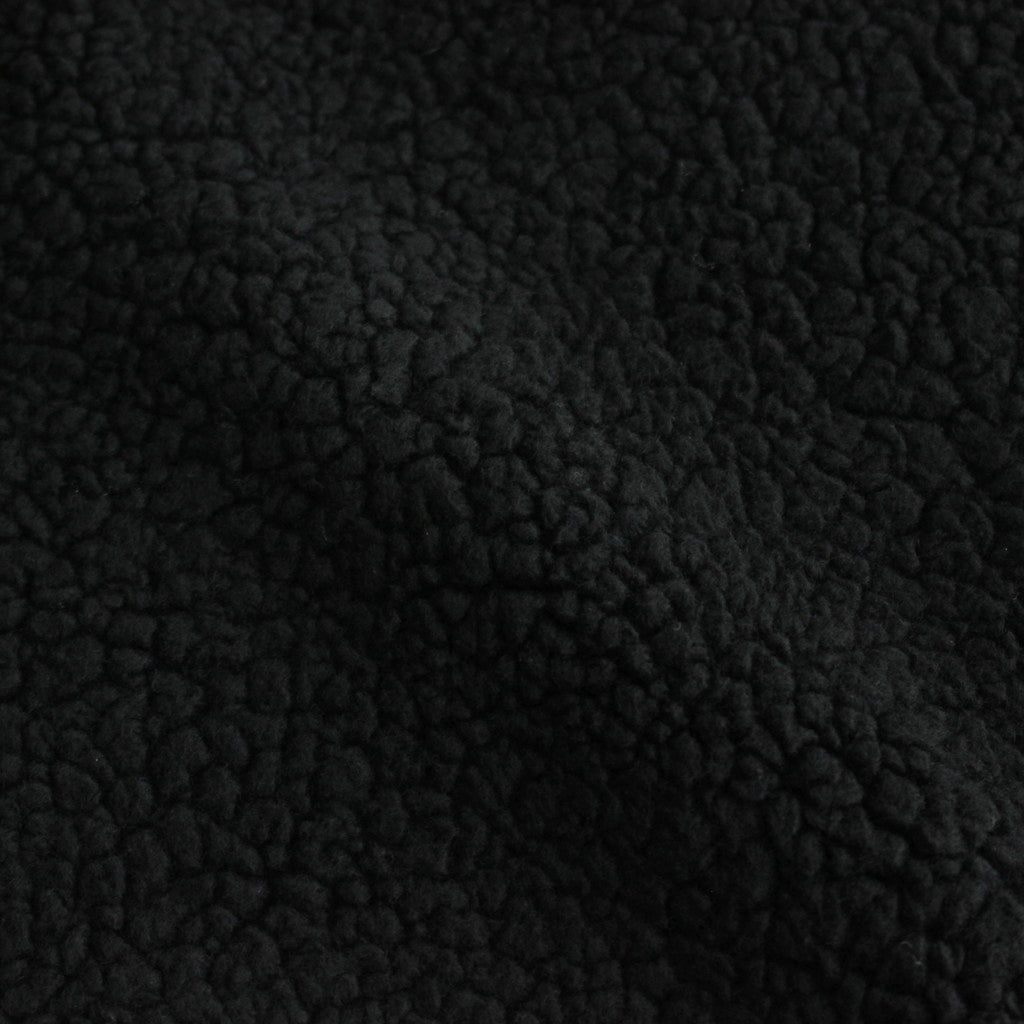 綿ウールボア ブルゾン #BLACK [HN-T018-051]