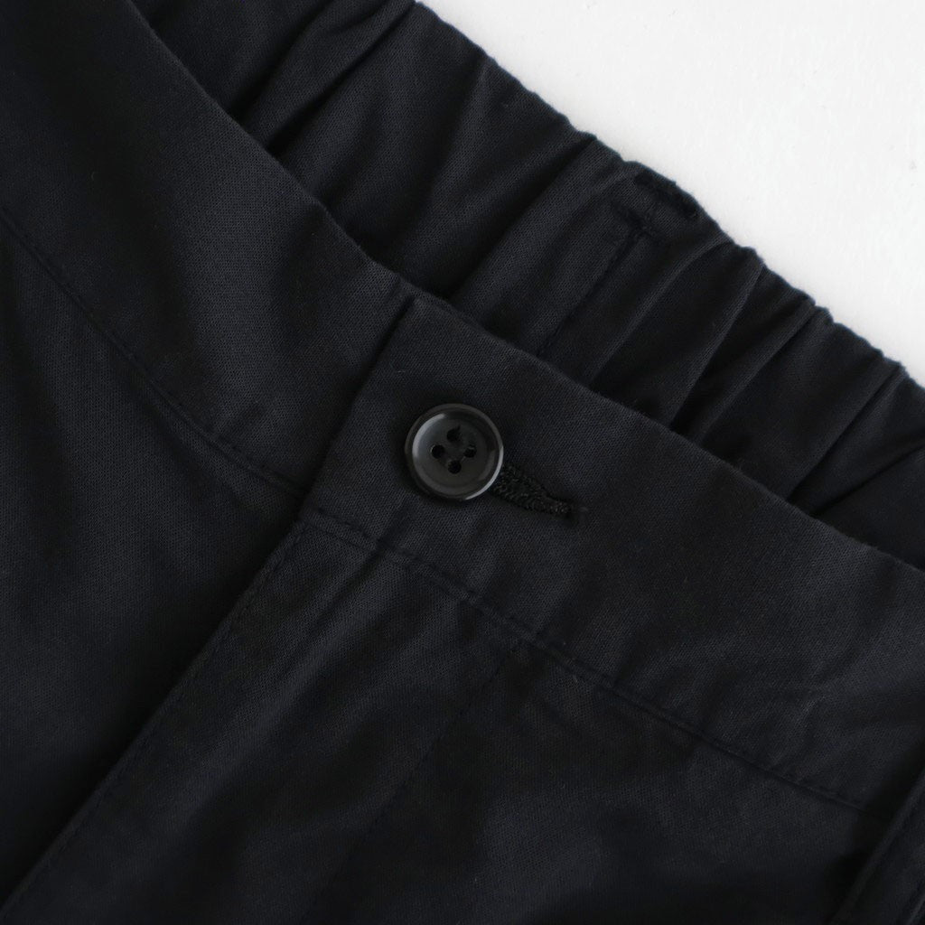 Cotton Wool Poplin Oversized Slacks #BLACK [GM261-40308]