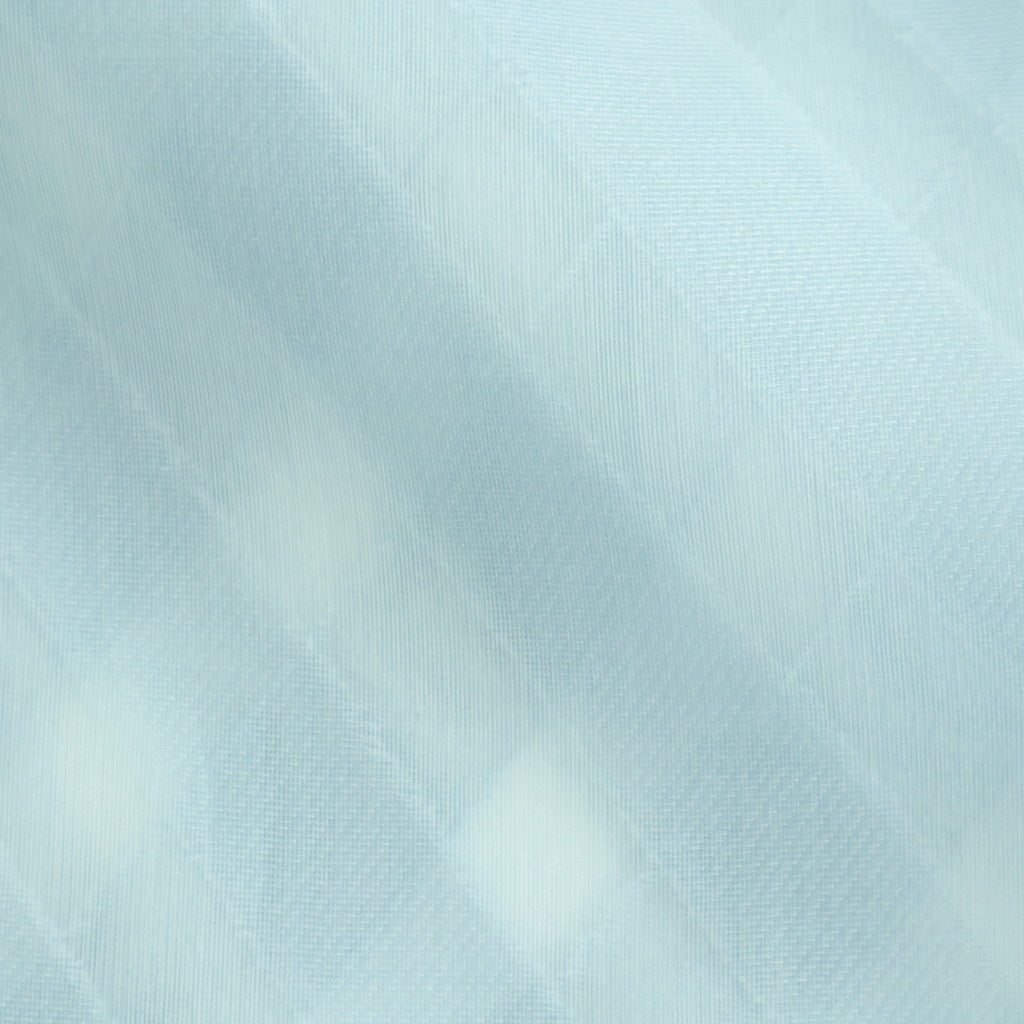 SHEER SILK COTTON CUT JACQUARD PENCIL SKIRT #LIGHT BLUE [A26SS02SO]