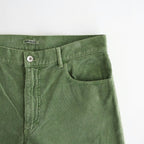 GARMENT-DYED FINX CORDUROY 5P WIDE PANTS #DUSTY GREEN [A26SP01FX]