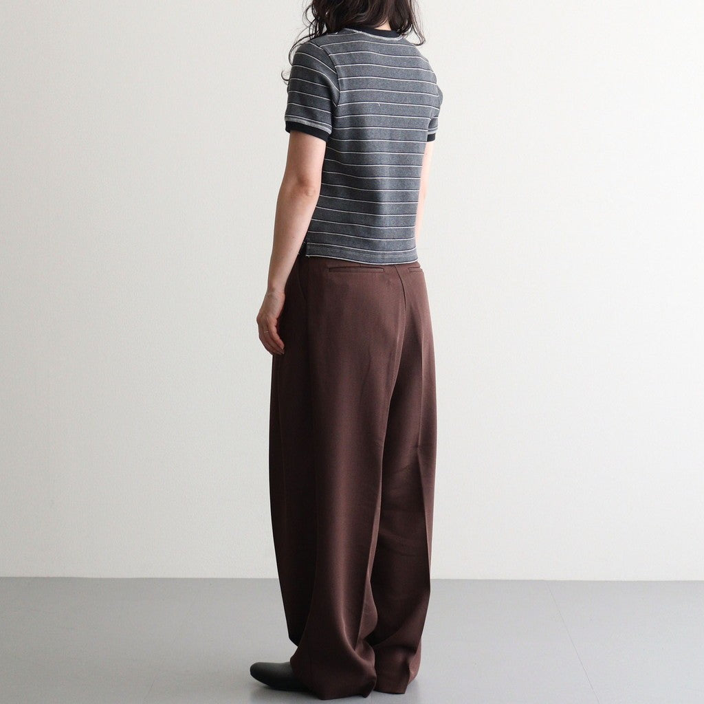 Border Ringer Tee #C/GRY [12610619]