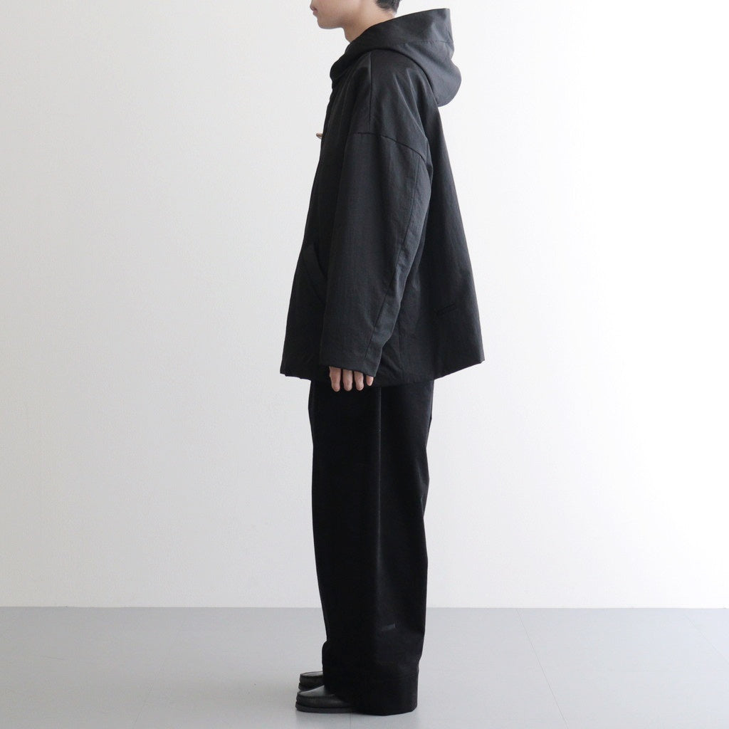 ヴィンテージNYパデッドダッフルショートCT #BLACK [D225-C444-V]
